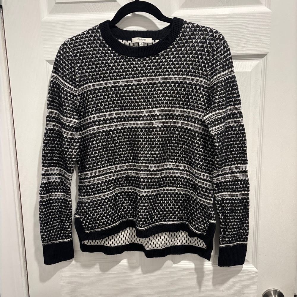 Madewell Fineprint Pullover Sweater